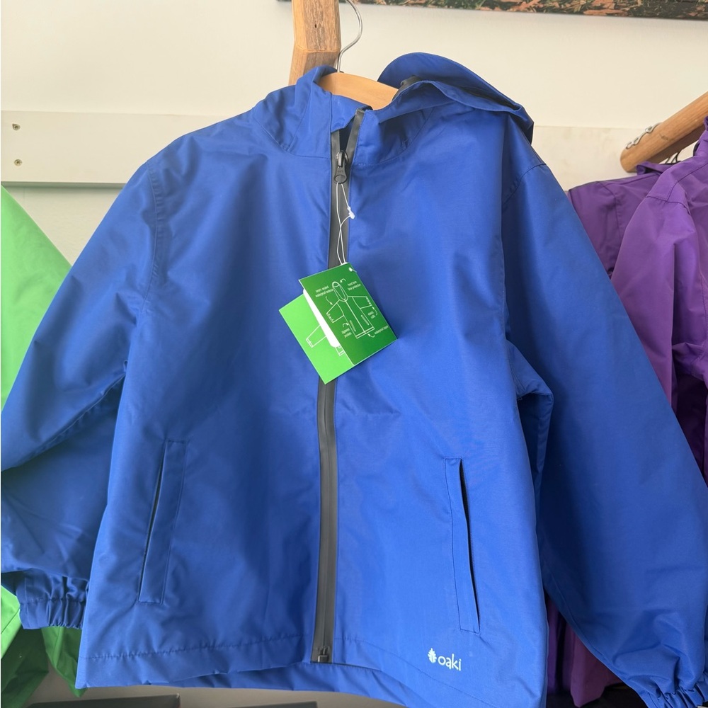 Oaki  Blue Rain Jacket